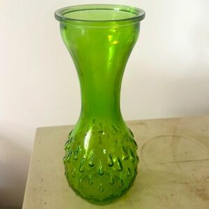 Viking or LE Smith Glass Handkerchief Vase, Swung glass